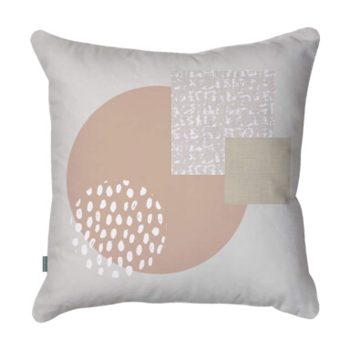 Geo Beige and Neutral Cushion