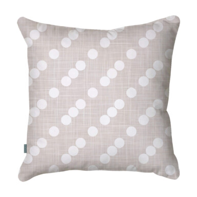 Diagonal Dots Natural & White