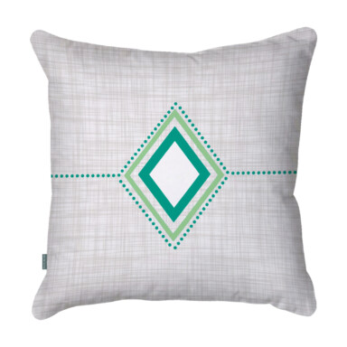 Diamond Dot Green Quick Dry Outdoor Cushion