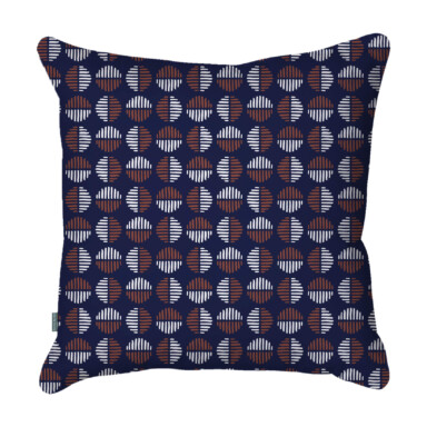 Shaded Circles Navy