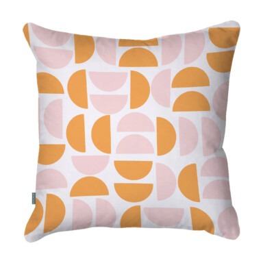 Half Circle Pink Quick Dry Outdoor Cushion