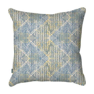 Ikat Chevron Blue & Yellow