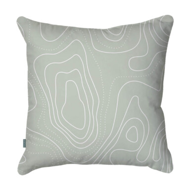 Marble Print Mint Cushion
