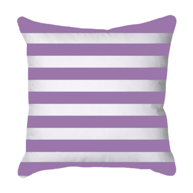 Deck Stripes Purple Quick Dry Outdoor Cushion