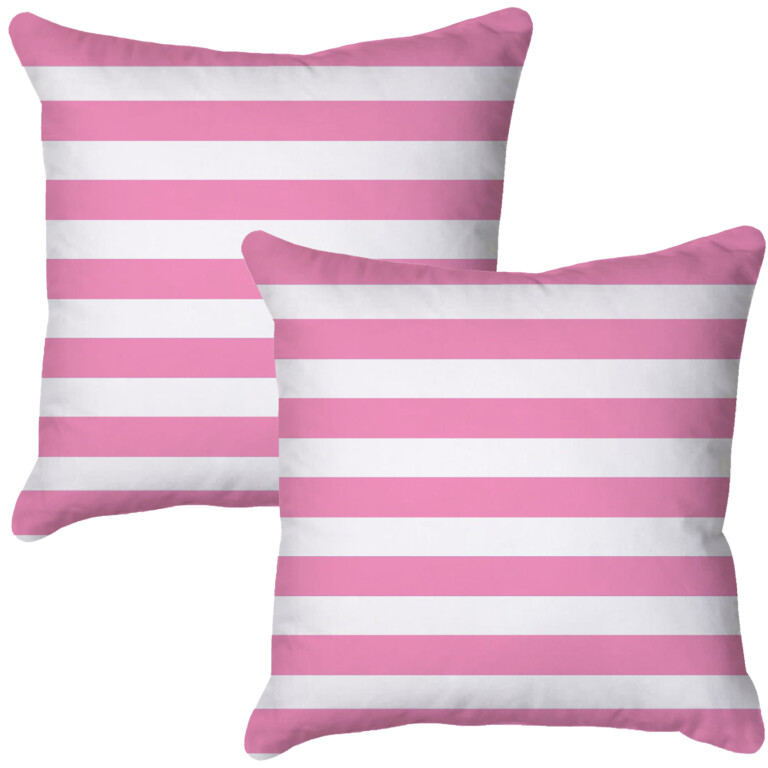 Deck Stripes Pink Quick Dry Outdoor Cushion