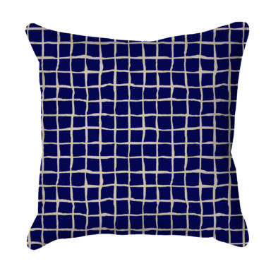 Checks Oxford Blue & Taupe