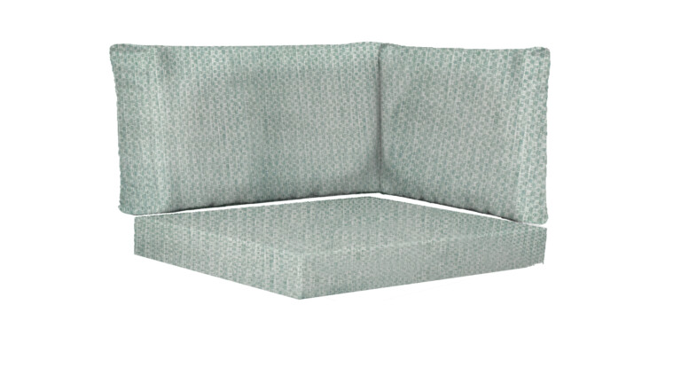 Indoor Corner Rectangle Base and Back Cushions