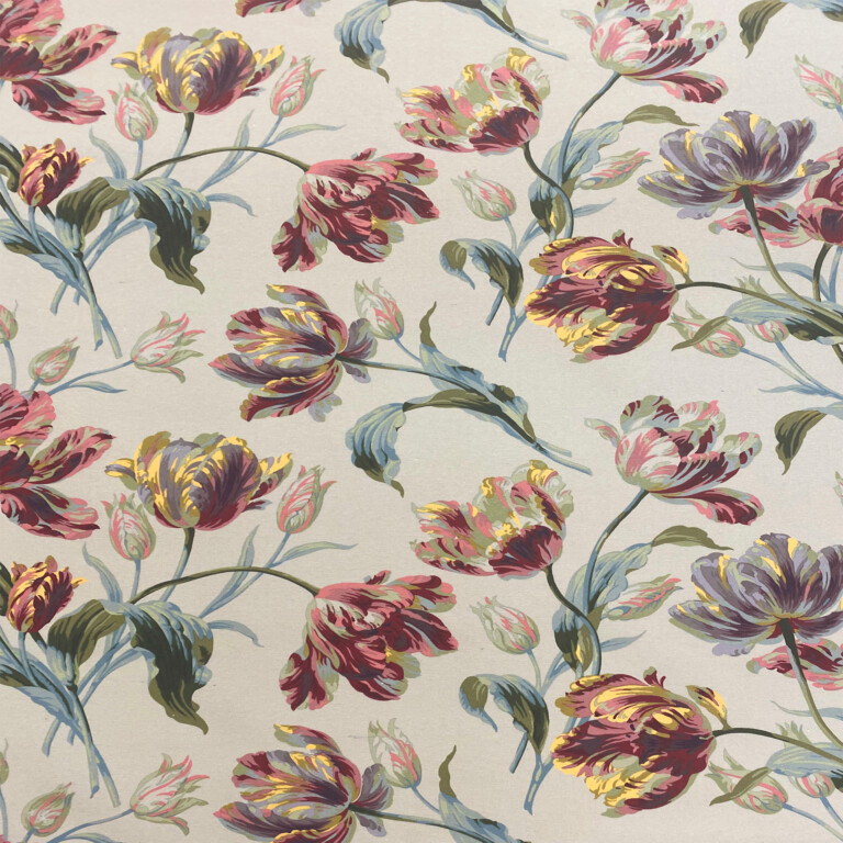 Laura Ashley Gosford Cranberry - Swatch Sample