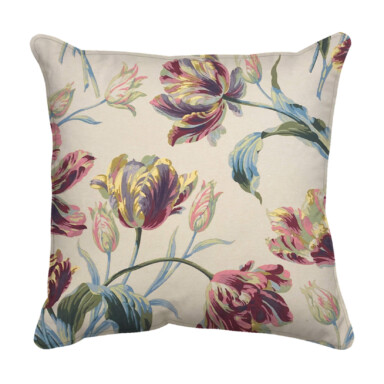 Laura Ashley Gosford Cranberry Outdoor Cushion