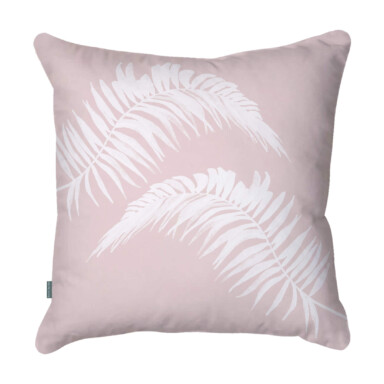 Handpainted Fern Blush Pink