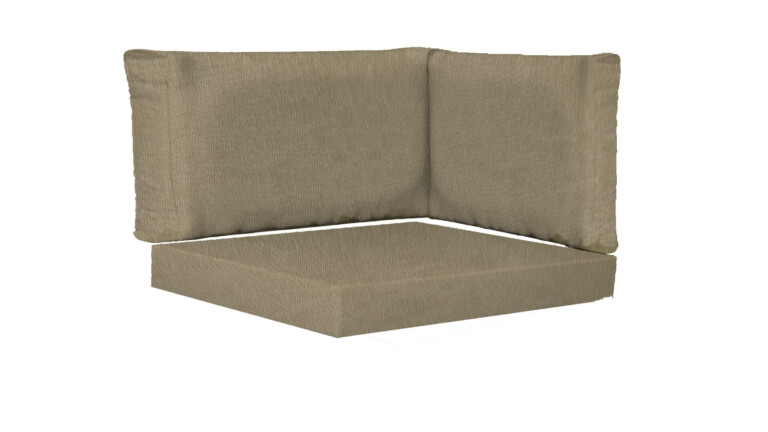 Indoor Corner Rectangle Base and Back Cushions