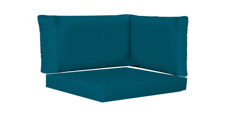 Indoor Corner Rectangle Base and Back Cushions