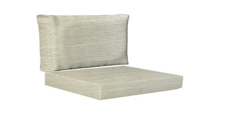 Indoor Rectangle Base and Back Cushions