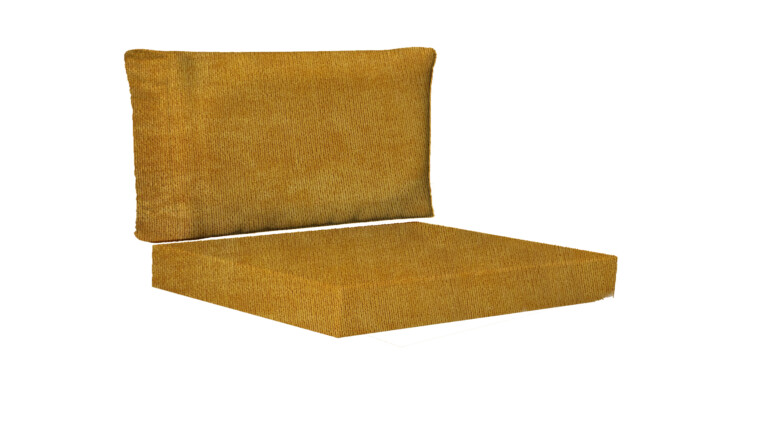 Indoor Corner Rectangle Base and Back Cushions