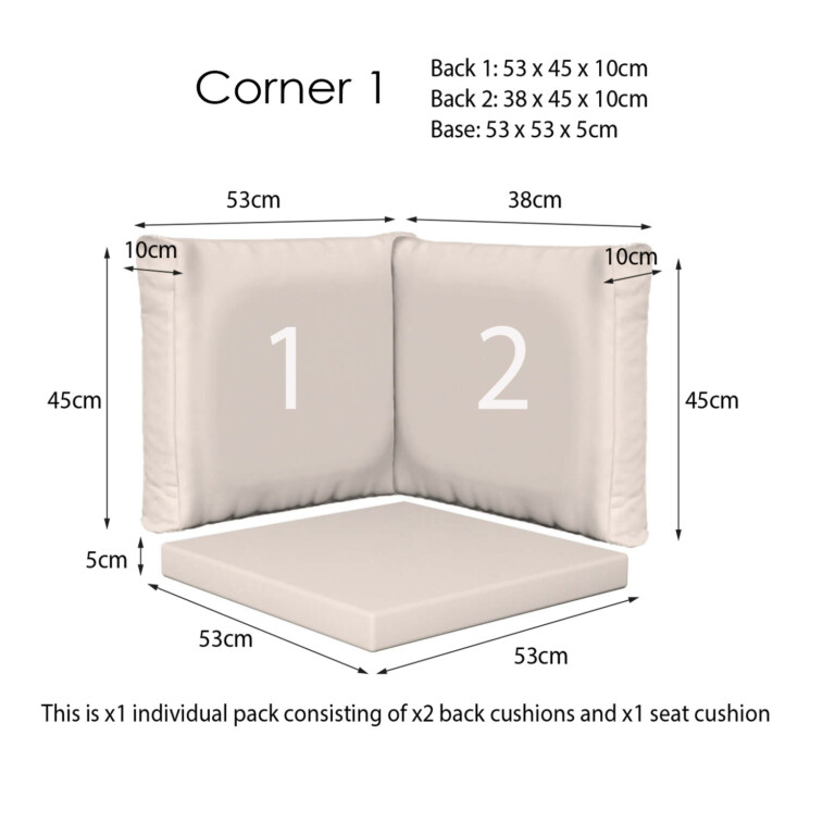 Oakley Canvas Corner Sets