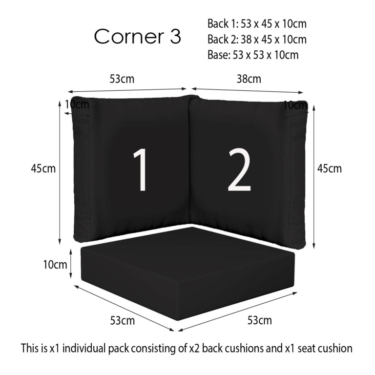 Oakley Black Corner Sets