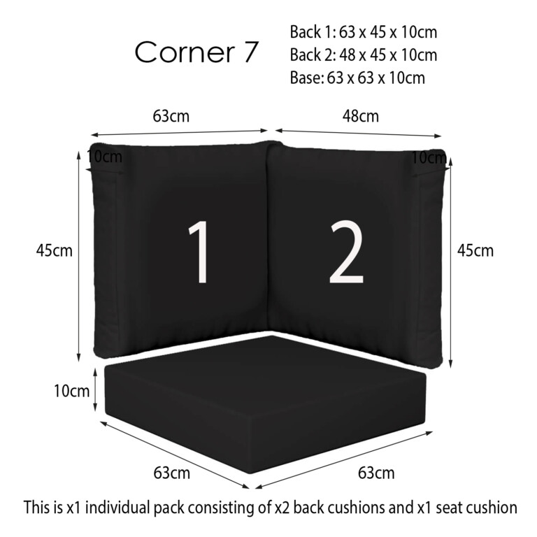 Oakley Black Corner Sets