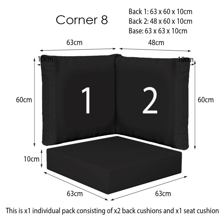 Oakley Black Corner Sets