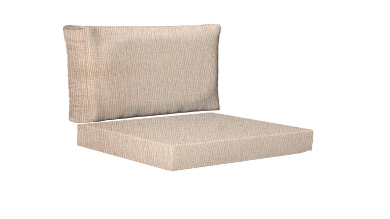 Indoor Corner Rectangle Base and Back Cushions