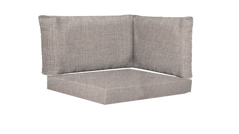 Indoor Corner Rectangle Base and Back Cushions