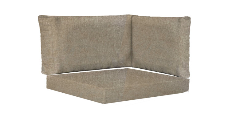 Indoor Corner Rectangle Base and Back Cushions