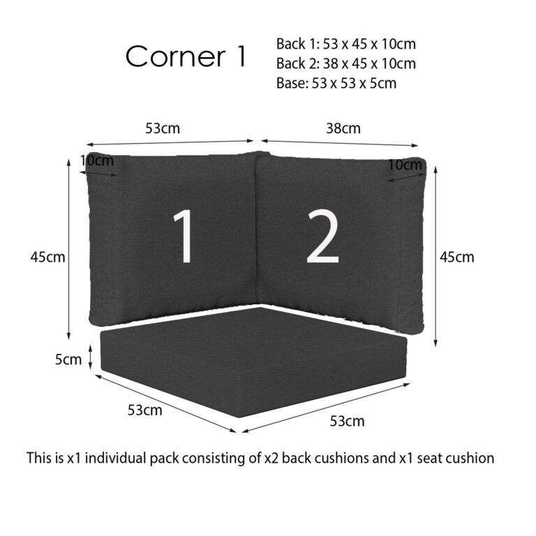 Ventura Grey Corner Sets