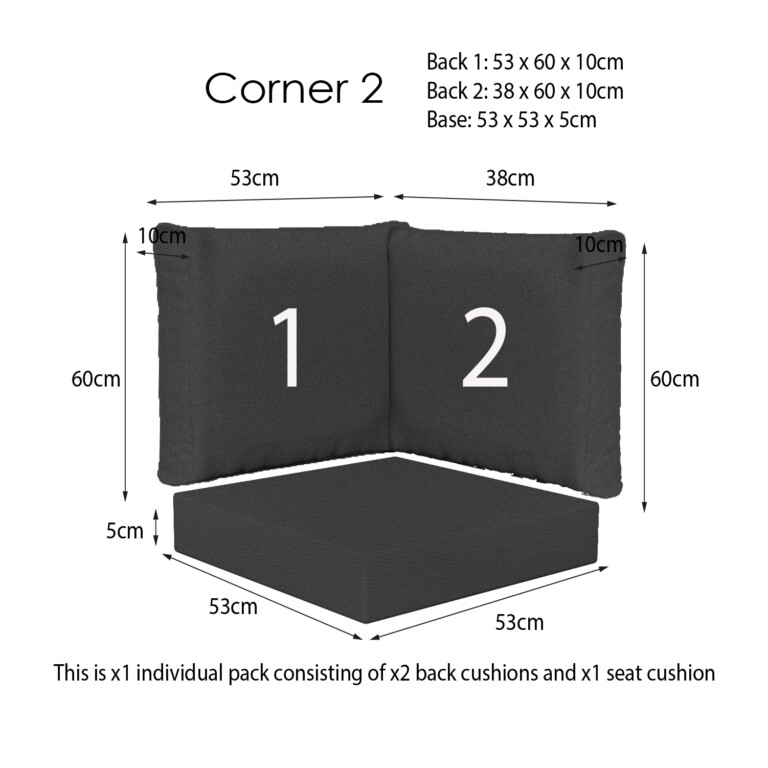 Ventura Grey Corner Sets