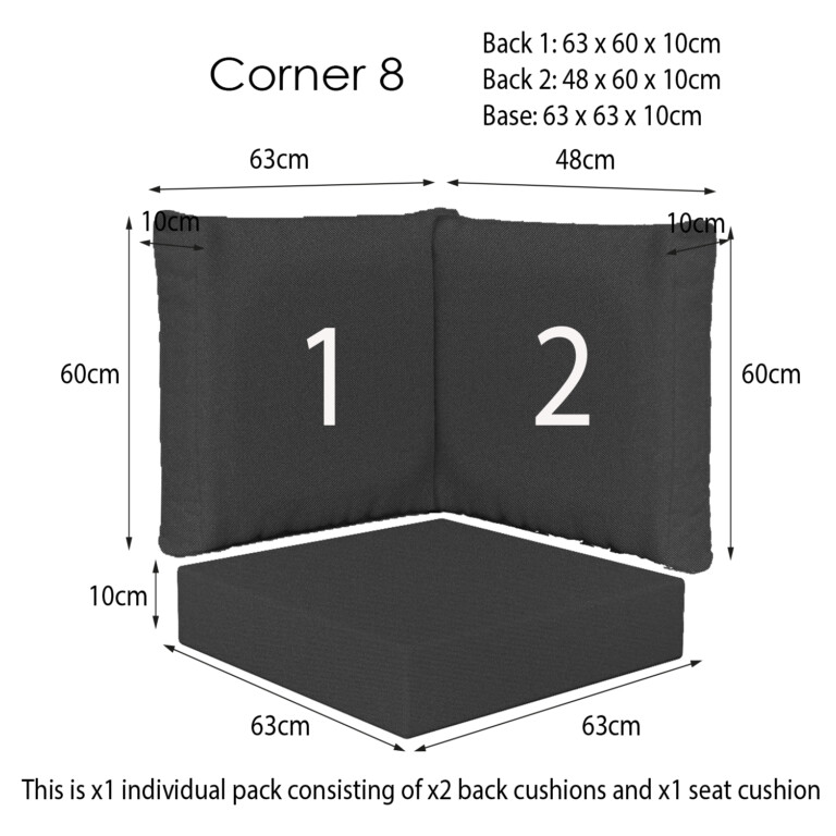 Ventura Grey Corner Sets