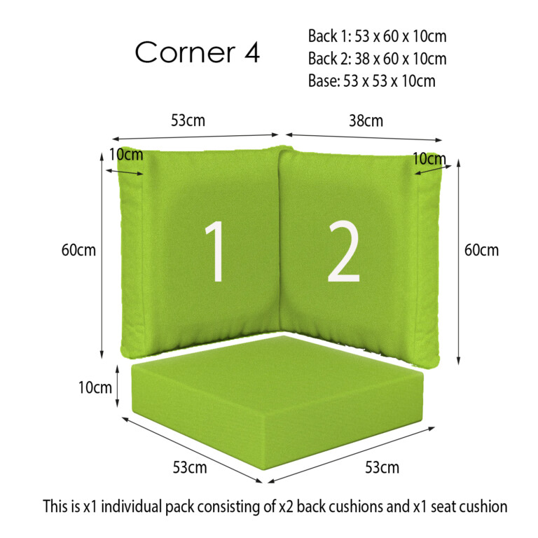 Ventura Lime Corner Sets