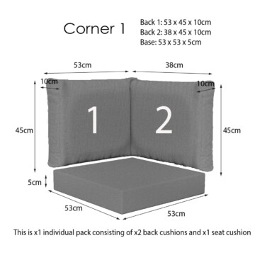 Ventura Silver Corner Sets